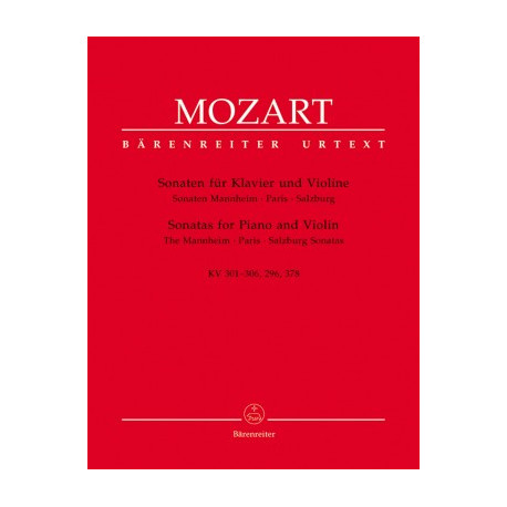Sonatas for Piano and Violin. Mozart