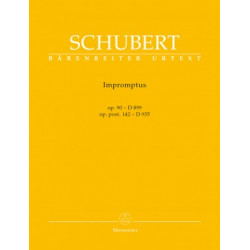 Schubert, F: Impromptus, Op.90 (D.899), Op.posth.142 (D.935) (Urtext)
