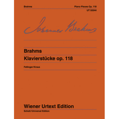 Brahms, J: Piano Pieces op. 118