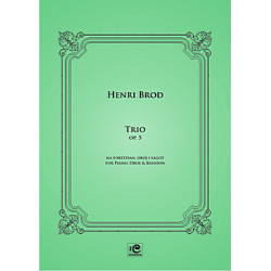 Trio op.5 Henri Brod