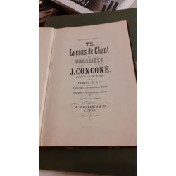 75 Lecons de Chant et Vocalise von J.Concone