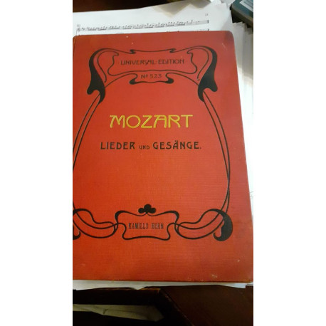 Mozart Lieder und Gesange