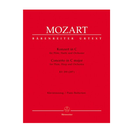 Mozart, WA: Concerto for Flute and Harp in C (K.299) (K.297c) (Urtext