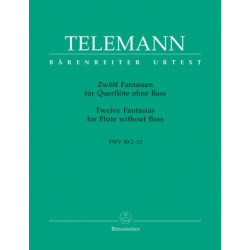 Twelve Fantasias for Flute wothout Bass. Telemann