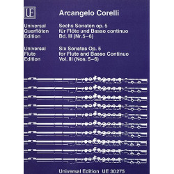 Six Sonatas Op.5 Vol.III Corelli