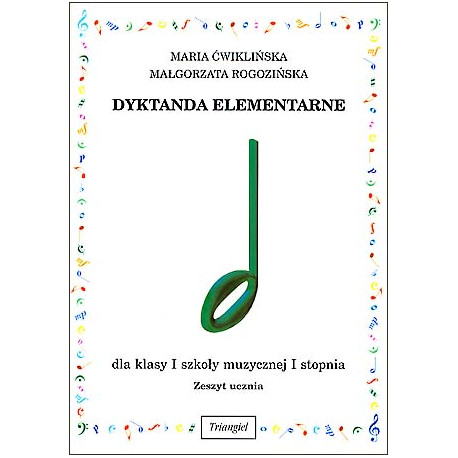 Dyktanda elementarne klasa zeszyt ucznia. Maria Ćwiklińska