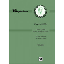 Concert-Duett na 2 flety i fortepian. E.Kohler
