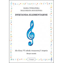 Dyktanda elementarne klasa 6 zeszyt ucznia. Maria Ćwiklińska