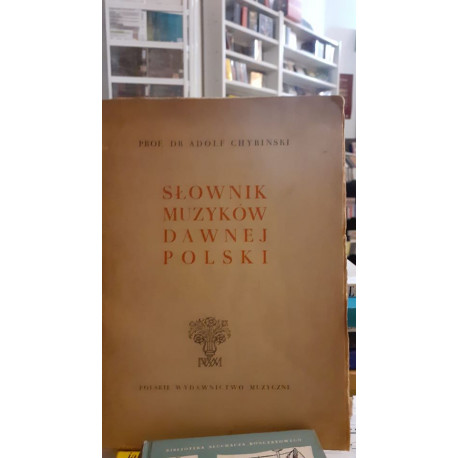 Słownik muzyków dawnej Polski