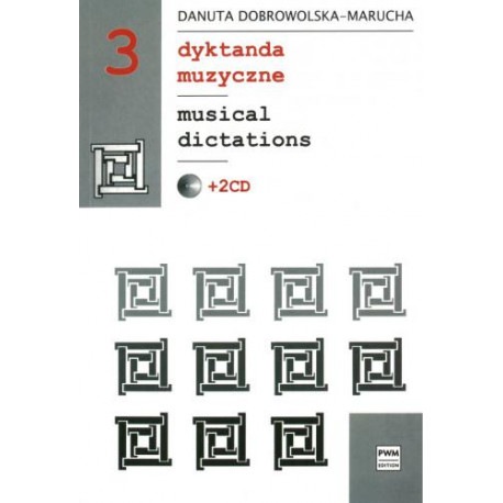Dyktanda muzyczne 3 (+2cd)  Danuta Dobrowolska -  Marucha