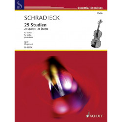 Schradieck, H: 25 Studies op. 1