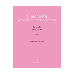Chopin, Frédéric Barcarolle for Piano in F-sharp major op. 60