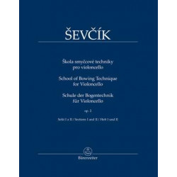Sevcík: School of Bowing Technique for Cello op. 2 Book 1
