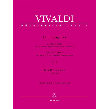 Vivaldi, Antonio: La Stravaganza op. 4 Volume II Concertos VII-XII