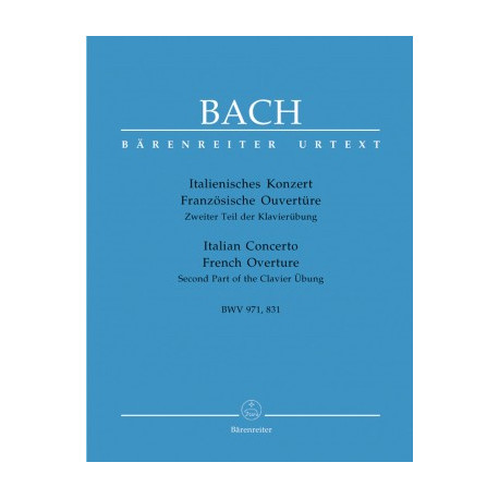 Italian Concerto. French Overture. Bach