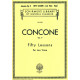 Fifty lessons for low voice op. 9 Giuseppe Concone
