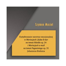 Kształtowanie warstwy emocjonalnej w „Wariacjach i fudze B-dur na temat Händla” op. 24