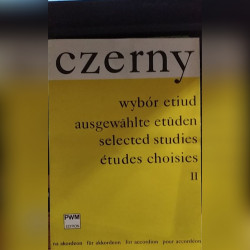Wybór etiud II na akordeon Karl Czerny