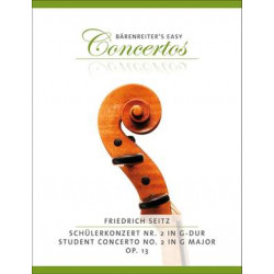 Seitz, F: Concerto No.2 for Violin in G, Op.13