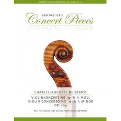 Bériot, Charles-Auguste de: Violinkonzert no. 9 in A minor op. 104
