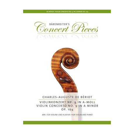 Bériot, Charles-Auguste de: Violinkonzert no. 9 in A minor op. 104