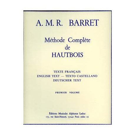 Barret: Méthode complète Vol.1