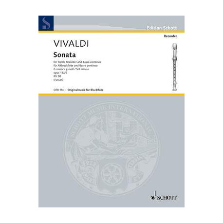 Vivaldi, A: Sonata in G minor op. 13a/6 RV 58