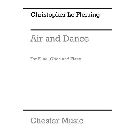 Christopher Le Fleming: Air And Dance for Flt Or Oboe and Piano