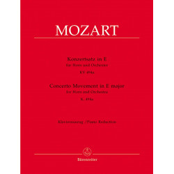 Mozart, WA: Concerto Movement for Horn in E (K.494a)