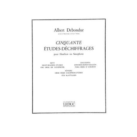 Albert Debondue: 50 Etudes-Déchiffrages