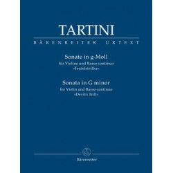 Tartini, Giuseppe: Sonata for Violin and Basso continuo in G minor "Devil's Trill"