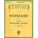 Franz Wohlfahrt: 40 Elementary Studies, Op. 54