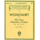 Franz Wohlfahrt: 50 Easy Melodious Studies, Op. 74 /1