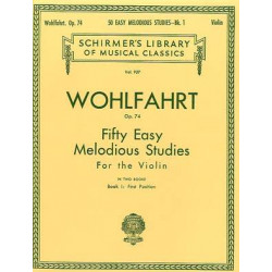 Franz Wohlfahrt: 50 Easy Melodious Studies, Op. 74 /1