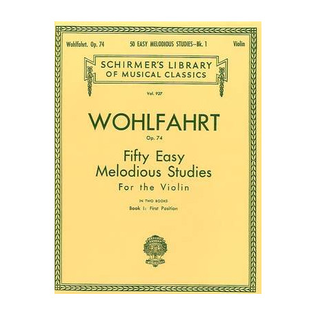 Franz Wohlfahrt: 50 Easy Melodious Studies, Op. 74 /1