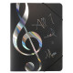 Teczka All I need is Music  srebrny klucz