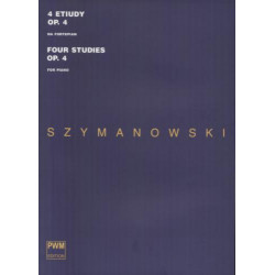 4 etiudy op. 4 na fortepian Karol Szymanowski