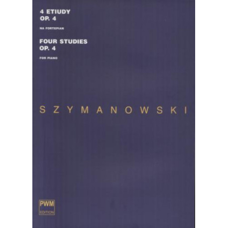 4 etiudy op. 4 na fortepian Karol Szymanowski