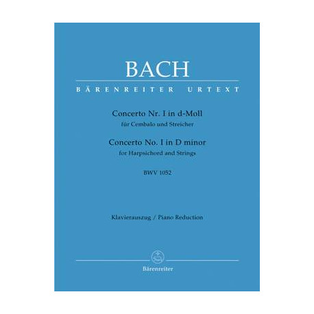 Bach, JS: Concerto for Keyboard No.1 in D minor
