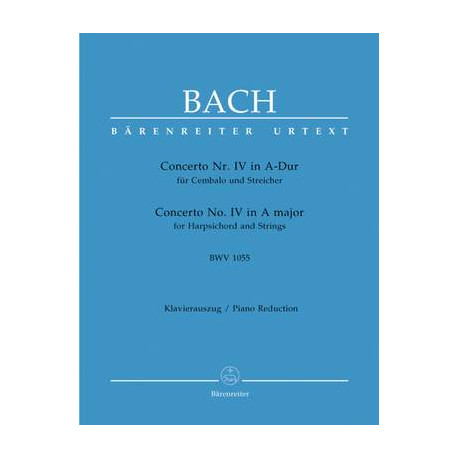 Bach, JS: Concerto for Keyboard No.4 in A