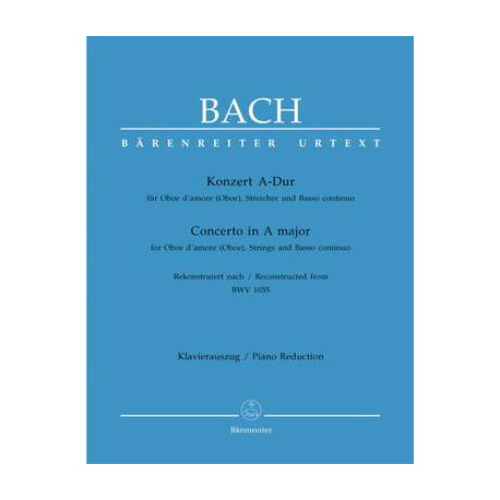 Bach, JS: Concerto for Oboe d'amore in A