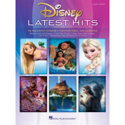 Disney Latest hits, easy piano