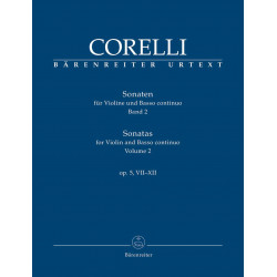 Corelli, Arcangelo: Sonatas for Violin and Basso continuo op. 5, VII-XII