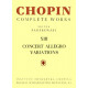 Fryderyk Chopin  Allegro de Concert. Wariacje, CW na fortepian