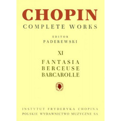Fryderyk Chopin  Fantazja. Berceuse. Barkarola, CW