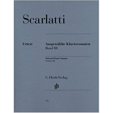 Selected piano sonatas v3  Domenico Scarlatti
