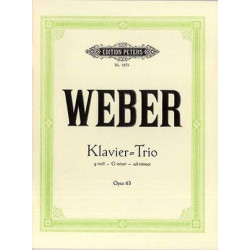 Weber, C: Trio in G minor Op.63