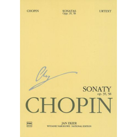 Chopin Sonaty op. 35, 58 WN na fortepian