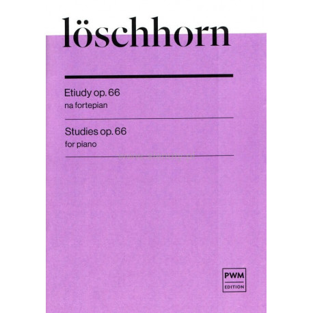Etiudy op.66 na fortepian Carl Albert Loschhorn