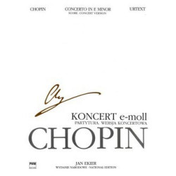 Fryderyk Chopin Koncert e - moll  op. 11 Partytura Wersja koncertowa